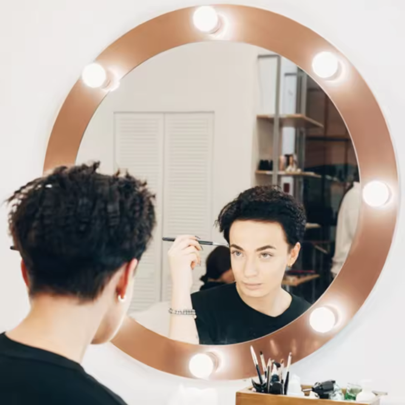 Beauty Makeup Table - Żarówki LED do makijażu, regulowane, USB