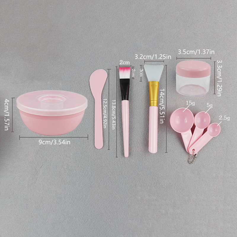 Beauty Makeup Women - Zestaw do maseczek: szczoteczka do twarzy,