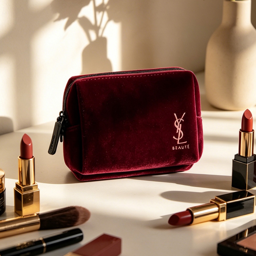 Ysl Beauty Makeup Bag - Torebka YSL, mini kosmetyczka w kolorze