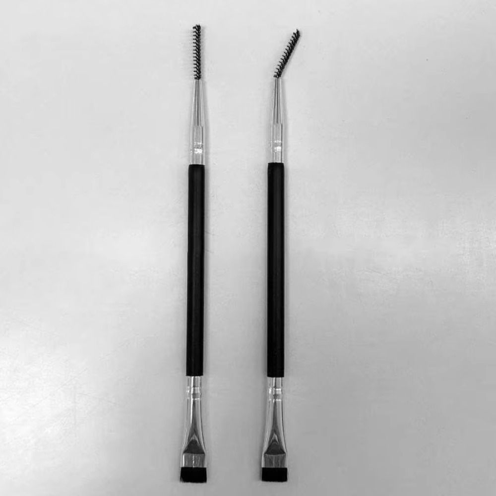 Makeup Beauty Ro - Dwugłowy pędzel do podnoszenia rzęs Laminowanie
