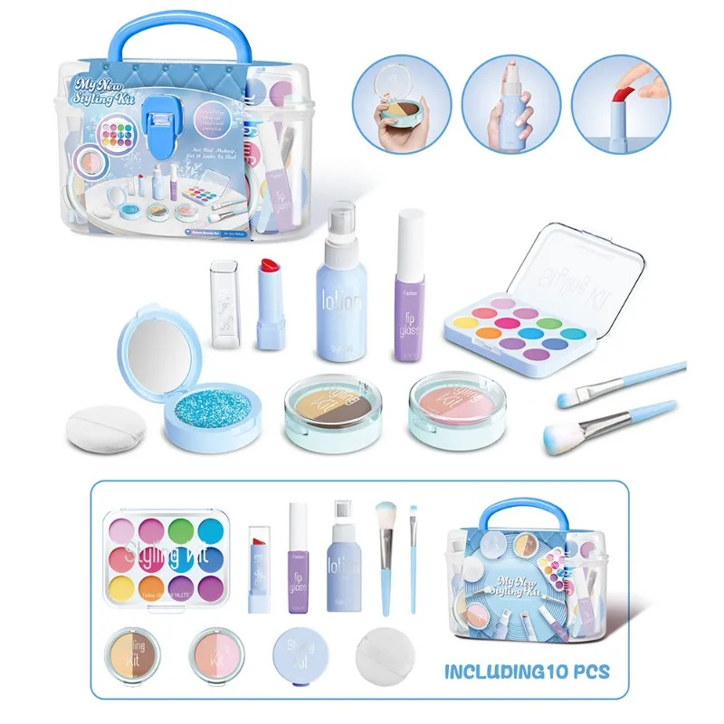 Beauty Makeup Set For Kids - Zestaw zabawek do makijażu dla dzieci,