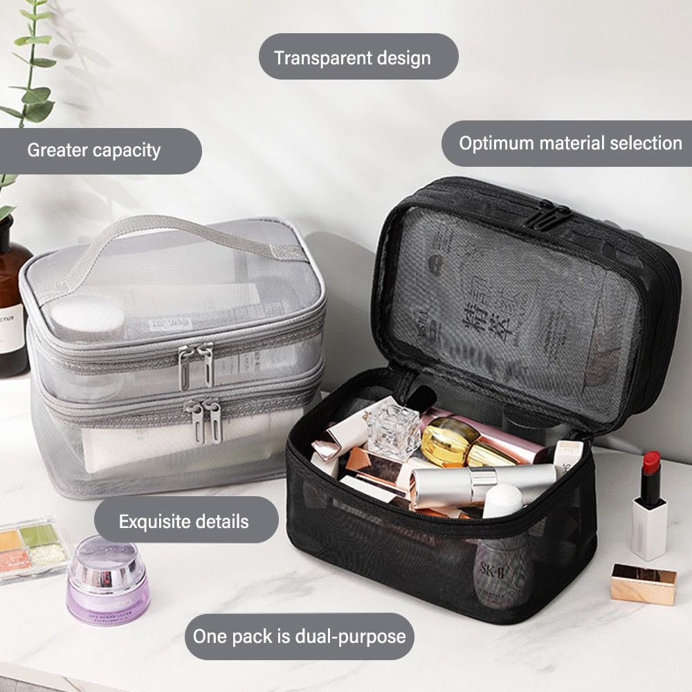 Modna Przezroczysta Siatkowa K – Beauty Preservation Makeup Bag recenzja i cena