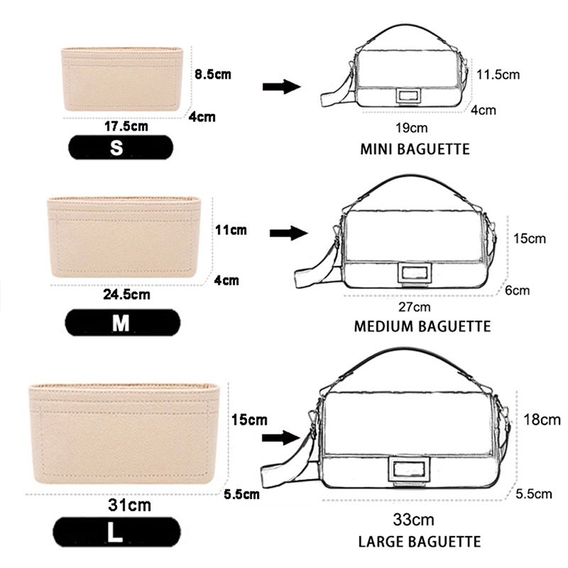 1PC Filcowy organizer do toreb – Ysl Beauty Makeup Bag recenzja i cena