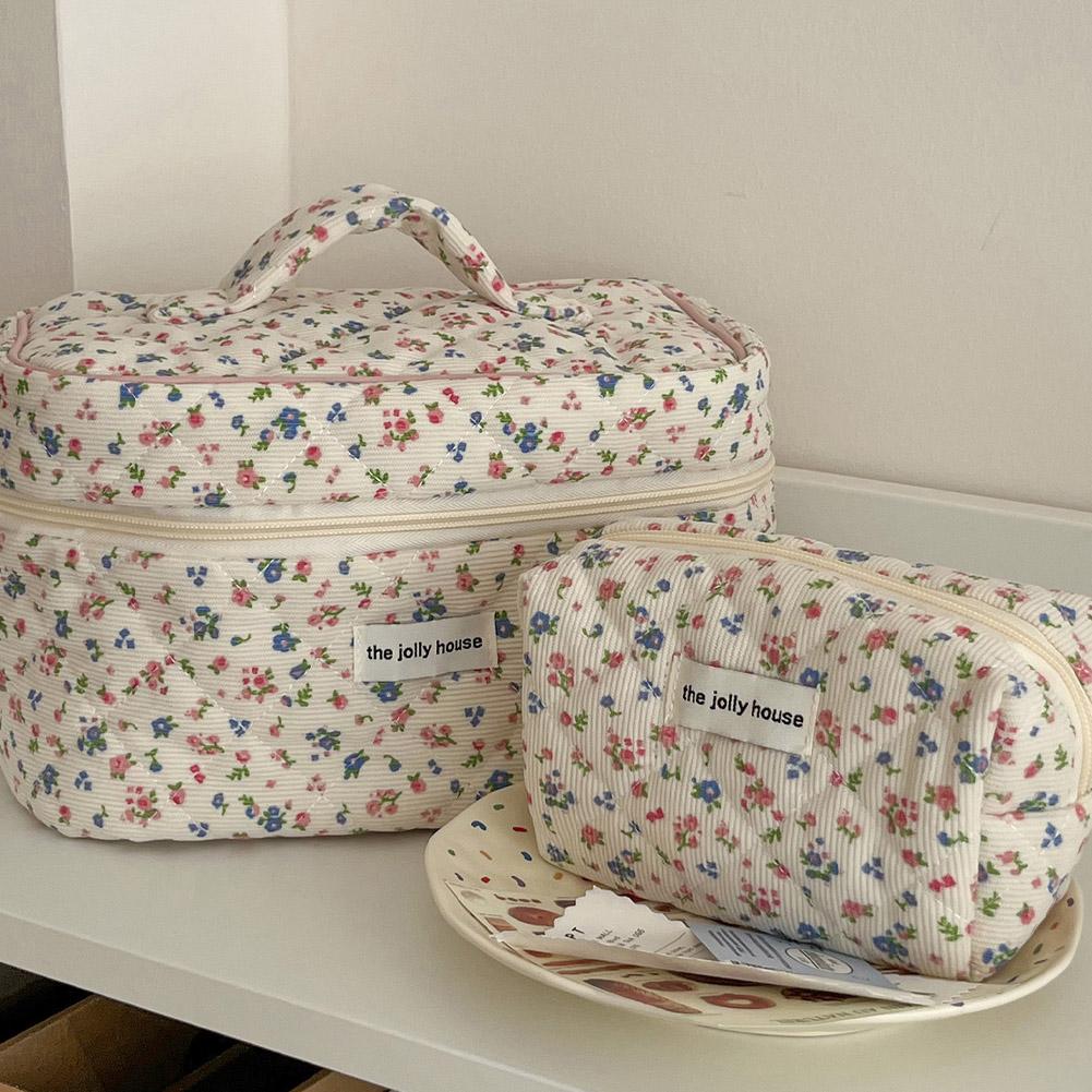 Vintage'owa kwiecista pikowana – Beauty Preservation Makeup Bag recenzja i cena