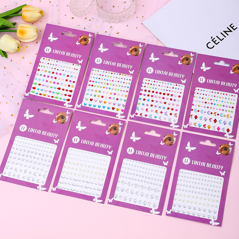 Naklejki na twarz z klejnotami – Beauty For You Makeup recenzja i cena