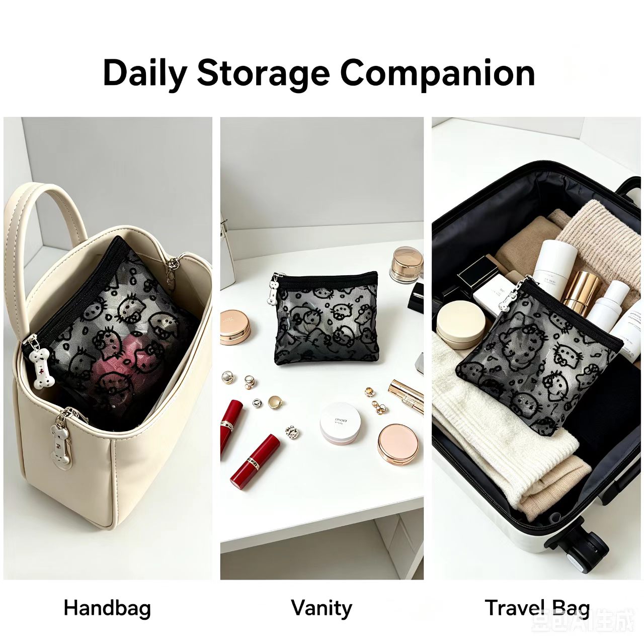 Przezroczysta kosmetyczka z si – Beauty Preservation Makeup Bag recenzja i cena